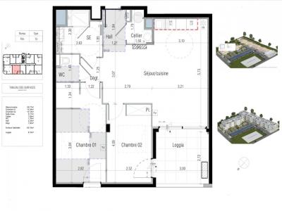 Annonce Vente 2 pices Appartement Beziers 34