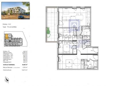 For sale Beziers 4 rooms 86 m2 Herault (34500) photo 1