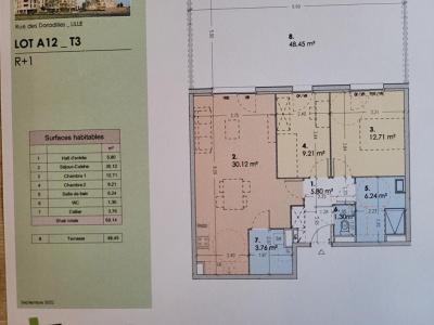 For sale Lille 3 rooms 69 m2 Nord (59000) photo 2