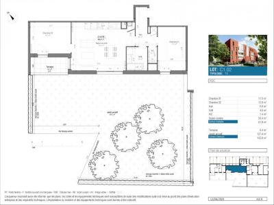 For rent Ronchin 3 rooms 61 m2 Nord (59790) photo 1
