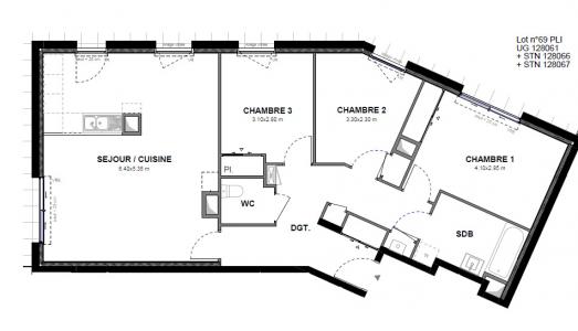 Annonce Location 4 pices Appartement Chapelle-des-fougeretz 35