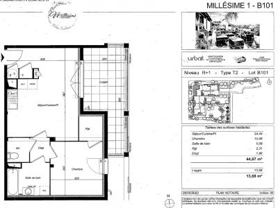 For rent Perpignan 2 rooms 44 m2 Pyrenees orientales (66000) photo 3