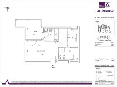 For rent Toulouse 2 rooms 43 m2 Haute garonne (31200) photo 1