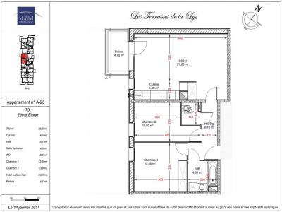 For rent Comines 3 rooms 66 m2 Nord (59560) photo 2