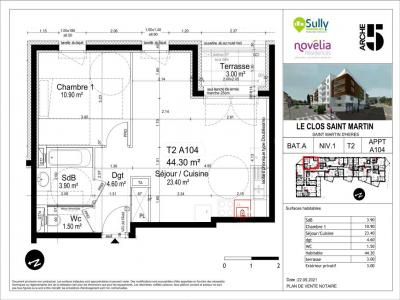 Louer Appartement 43 m2 Saint-martin-d'heres