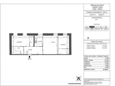 Annonce Location 3 pices Appartement Arras 62