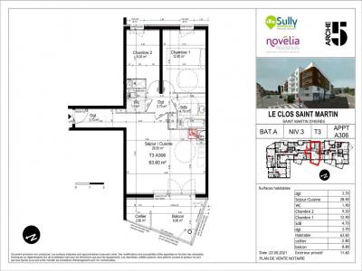 Annonce Location 3 pices Appartement Saint-martin-d'heres 38