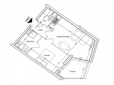 Annonce Location 2 pices Appartement Toulouse 31