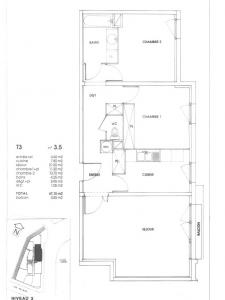 Annonce Location 3 pices Appartement Nantes 44