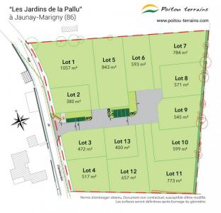 Acheter Terrain Jaunay-clan 46900 euros