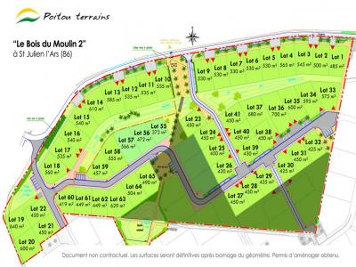 Acheter Terrain 450 m2 Saint-julien-l'ars