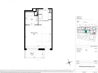 For rent Chenove 1 room 32 m2 Cote d'or (21300) photo 1
