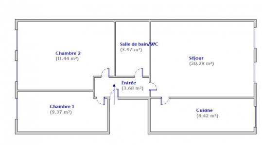 For sale Marseille-5eme-arrondissement 3 rooms 57 m2 Bouches du Rhone (13005) photo 2