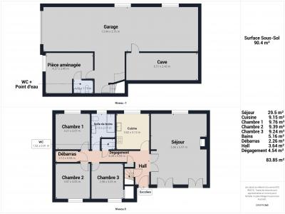 For sale Buxerolles 4 rooms 83 m2 Vienne (86180) photo 2