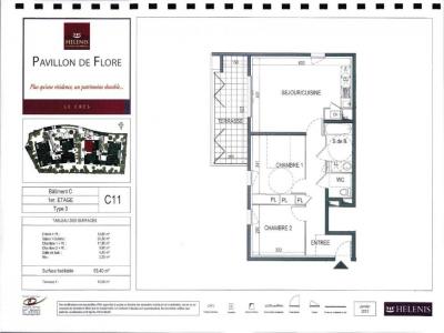 For rent Cres 3 rooms 63 m2 Herault (34920) photo 1