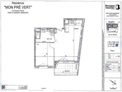 For rent Clermont-ferrand 2 rooms 41 m2 Puy de dome (63000) photo 4