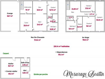 For sale Ayron MAILLA 7 rooms 230 m2 Vienne (86190) photo 2