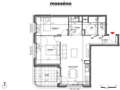 For rent Havre 3 rooms 64 m2 Seine maritime (76600) photo 4