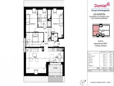 For rent Niederhausbergen 4 rooms 79 m2 Bas rhin (67207) photo 1