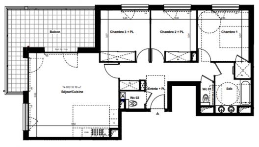 For sale Sainte-foy-les-lyon 4 rooms 85 m2 Rhone (69110) photo 3
