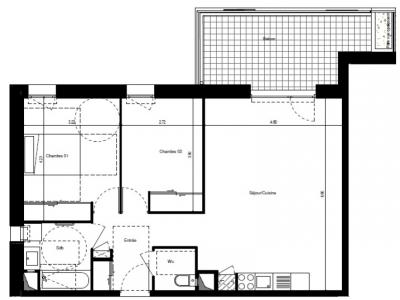 Annonce Location 3 pices Appartement Grenoble 38