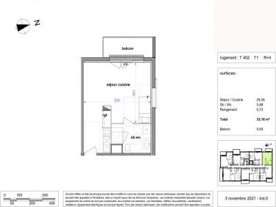 For rent Maromme 1 room 33 m2 Seine maritime (76150) photo 2