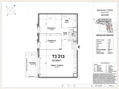 Annonce Location 3 pices Appartement Brignoles 83