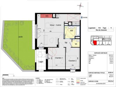 Annonce Location 3 pices Appartement Sorinieres 44