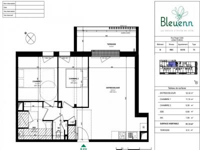 Annonce Vente 3 pices Appartement Pordic 22