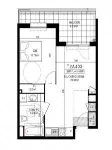 Annonce Location 2 pices Appartement Clermont-ferrand 63