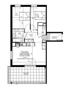 Annonce Location 3 pices Appartement Clermont-ferrand 63