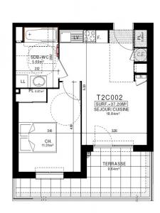 Annonce Location 2 pices Appartement Clermont-ferrand 63
