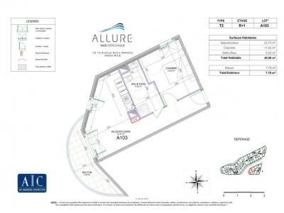 Louer Appartement 40 m2 Nice