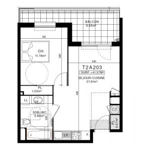 For rent Clermont-ferrand 2 rooms 41 m2 Puy de dome (63100) photo 1