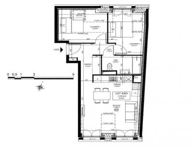 For sale VILLE GARE 3 rooms 50 m2 Oise (60100) photo 3