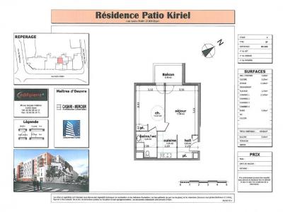 For rent Dijon 2 rooms 47 m2 Cote d'or (21000) photo 1