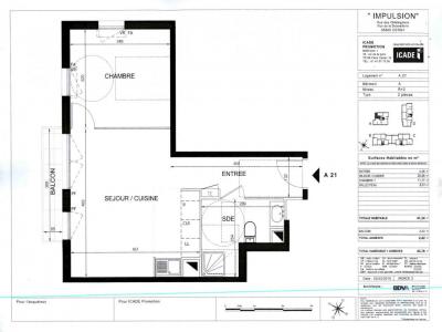 For rent Courdimanche 2 rooms 41 m2 Val d'Oise (95800) photo 2