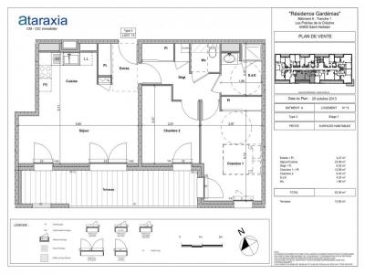 Annonce Location 3 pices Appartement Saint-herblain 44