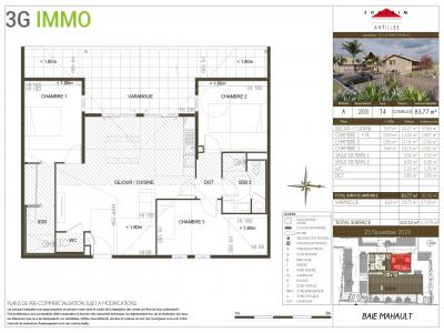 Annonce Vente 4 pices Appartement Baie-mahault 971