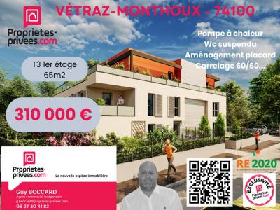 For sale Vetraz-monthoux 3 rooms 65 m2 Haute savoie (74100) photo 0