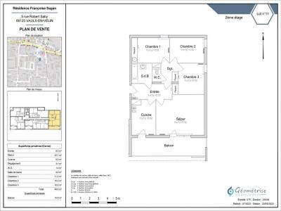Annonce Vente 4 pices Appartement Vaulx-en-velin 69