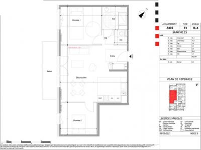 Louer Appartement 71 m2 Montigny-les-metz