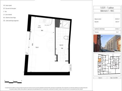 For rent Amiens 1 room 27 m2 Somme (80000) photo 2