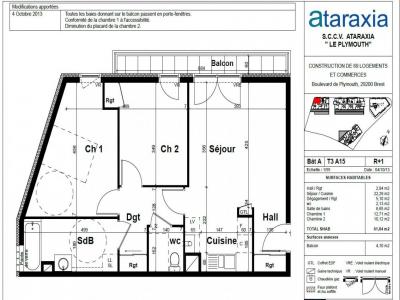 Annonce Location 3 pices Appartement Brest 29