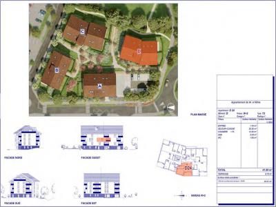 Louer Appartement 41 m2 Poisy