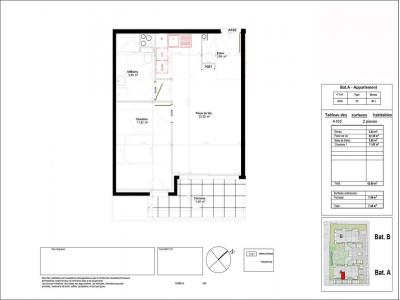 Louer Appartement 42 m2 Ars-sur-moselle