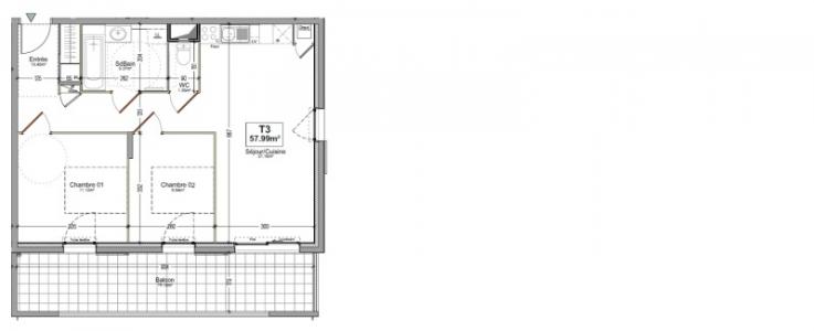 Annonce Location 3 pices Appartement Cluses 74