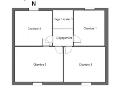 For sale Plonevez-du-faou 7 rooms 122 m2 Finistere (29530) photo 4