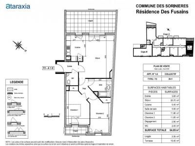 Annonce Location 3 pices Appartement Sorinieres 44