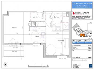 Annonce Location 2 pices Appartement Clermont-ferrand 63